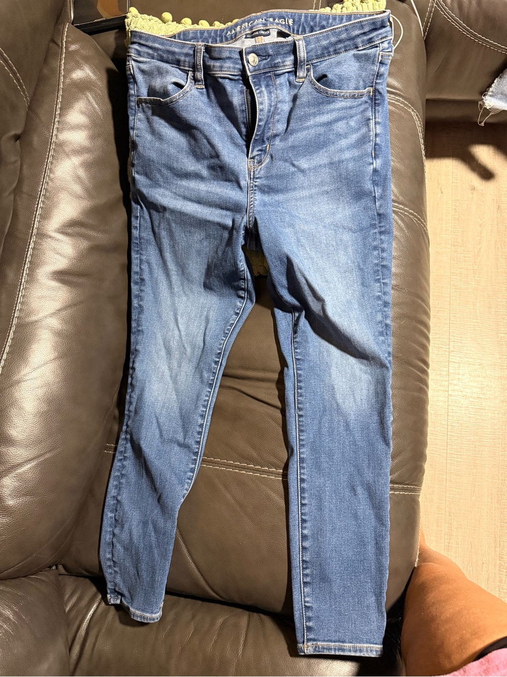 American Eagle Outfitters Medium Blue Women's Stretch Skinny Jeans